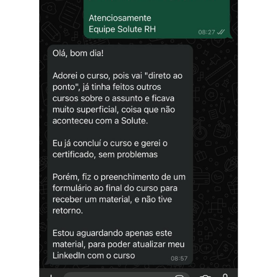 Depoimento de Maria