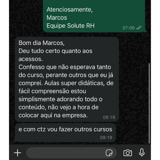 Depoimento de Gisele L. Zanetti